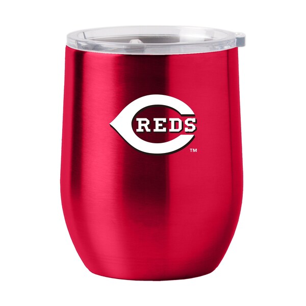 Logo Brands Cincinnati Reds 16oz Gameday Stainless Curved Beverage 508-S16CB-1 - main